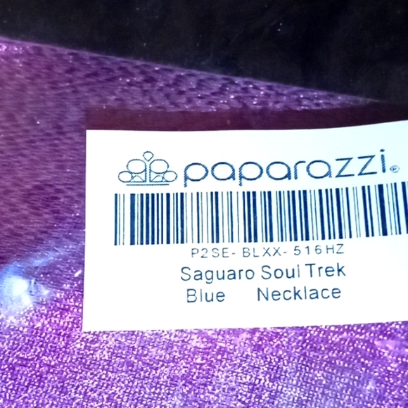 Paparazzi Turquoise Necklace, Earrings and Ring In a Set - Picture 6 of 6